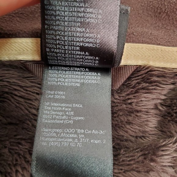 The North Face Jacket Womens Medium Brown Fleece Osito Plush Full Zip Outdoor - Picture 12 of 12